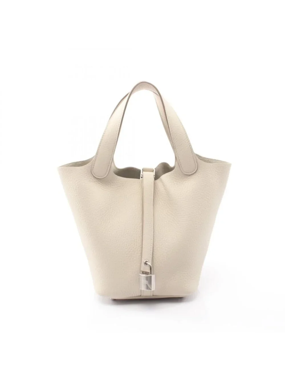 Hermes Handbag Picotin Lock PM Beton Leather